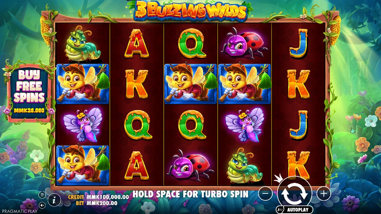 3 Buzzing Wilds™ free slot demo