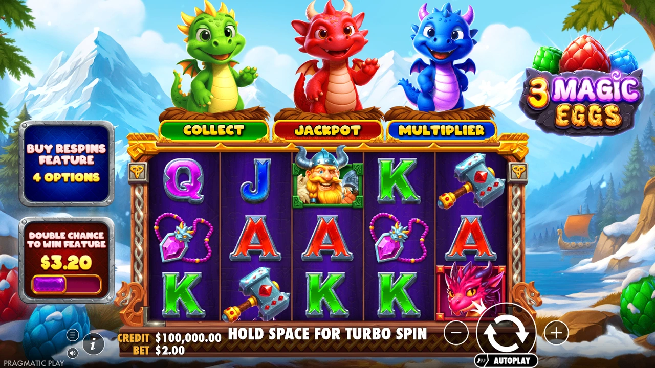 3 Magic Eggs free slot demo