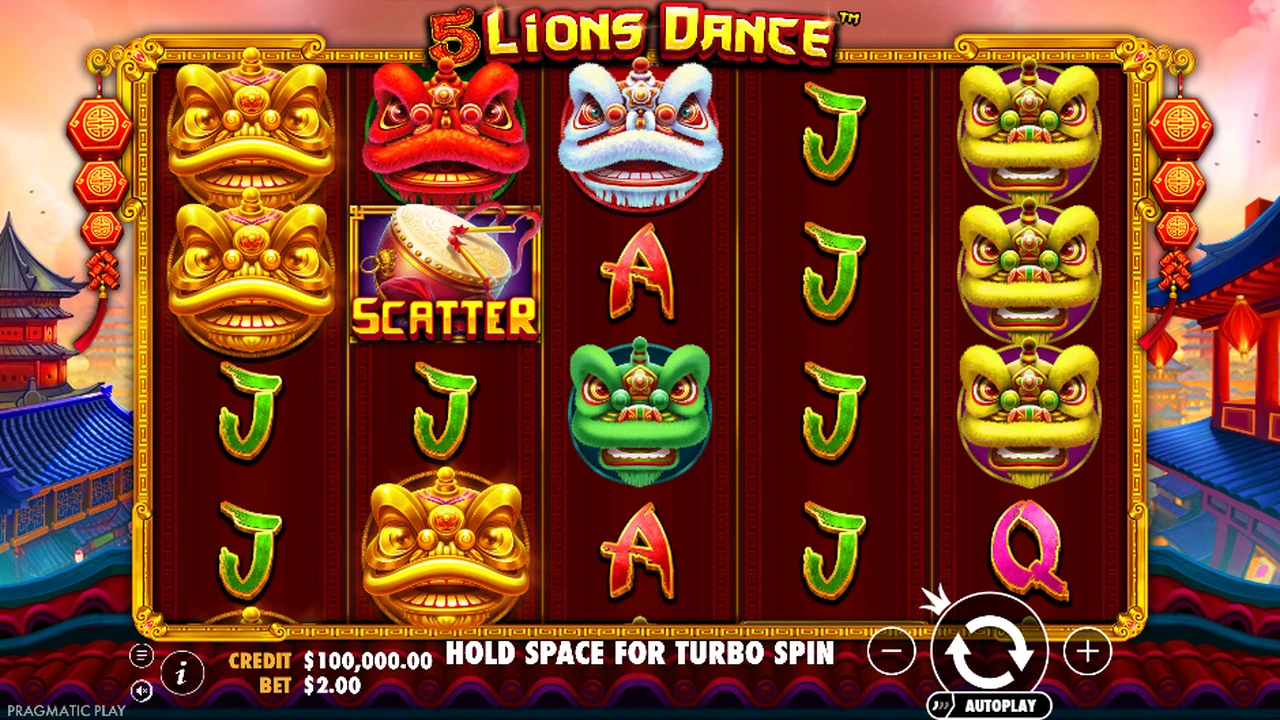 5 Lions Dance™ free slot demo