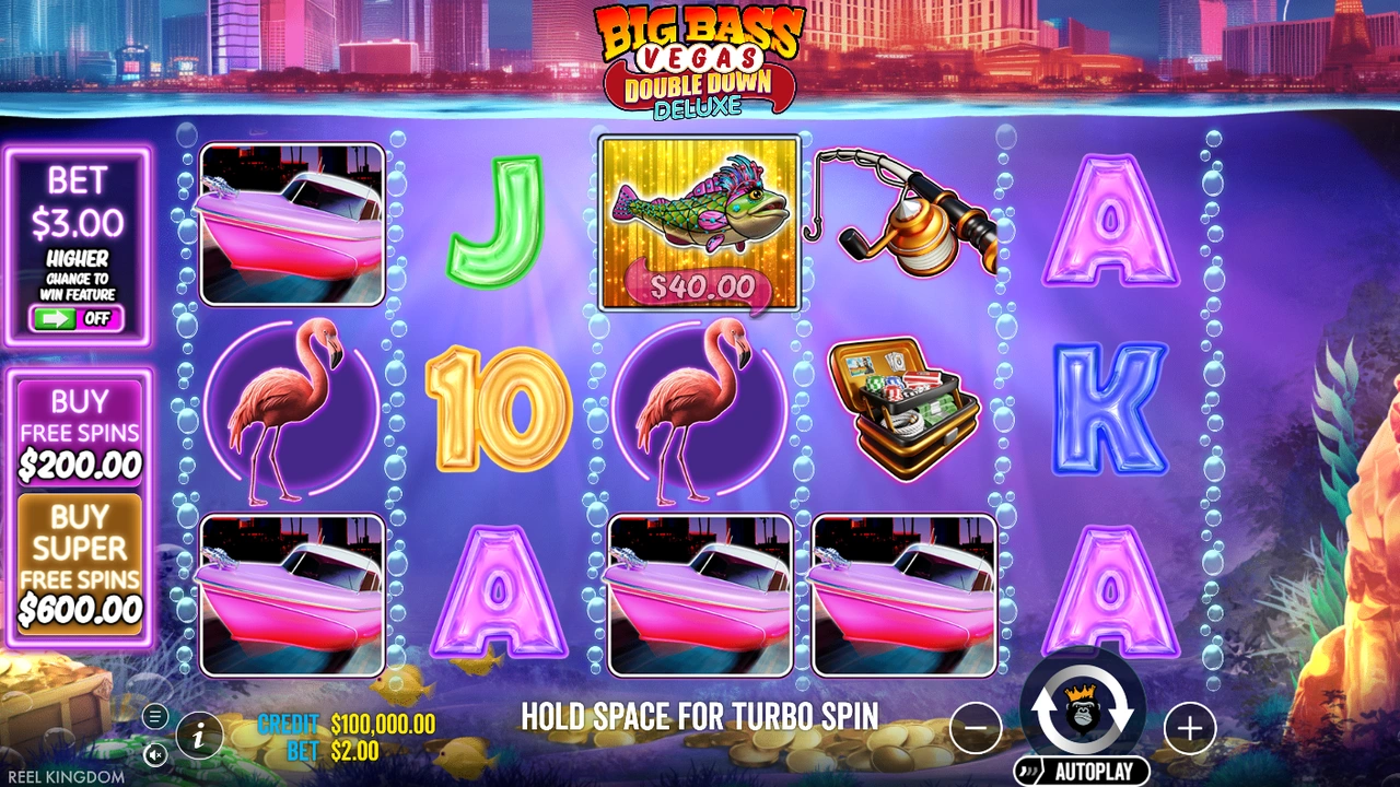 Big Bass Vegas Double Down Deluxe free slot demo