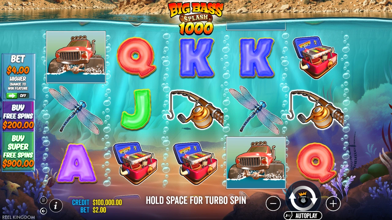 Big Bass Splash 1000 free slot demo