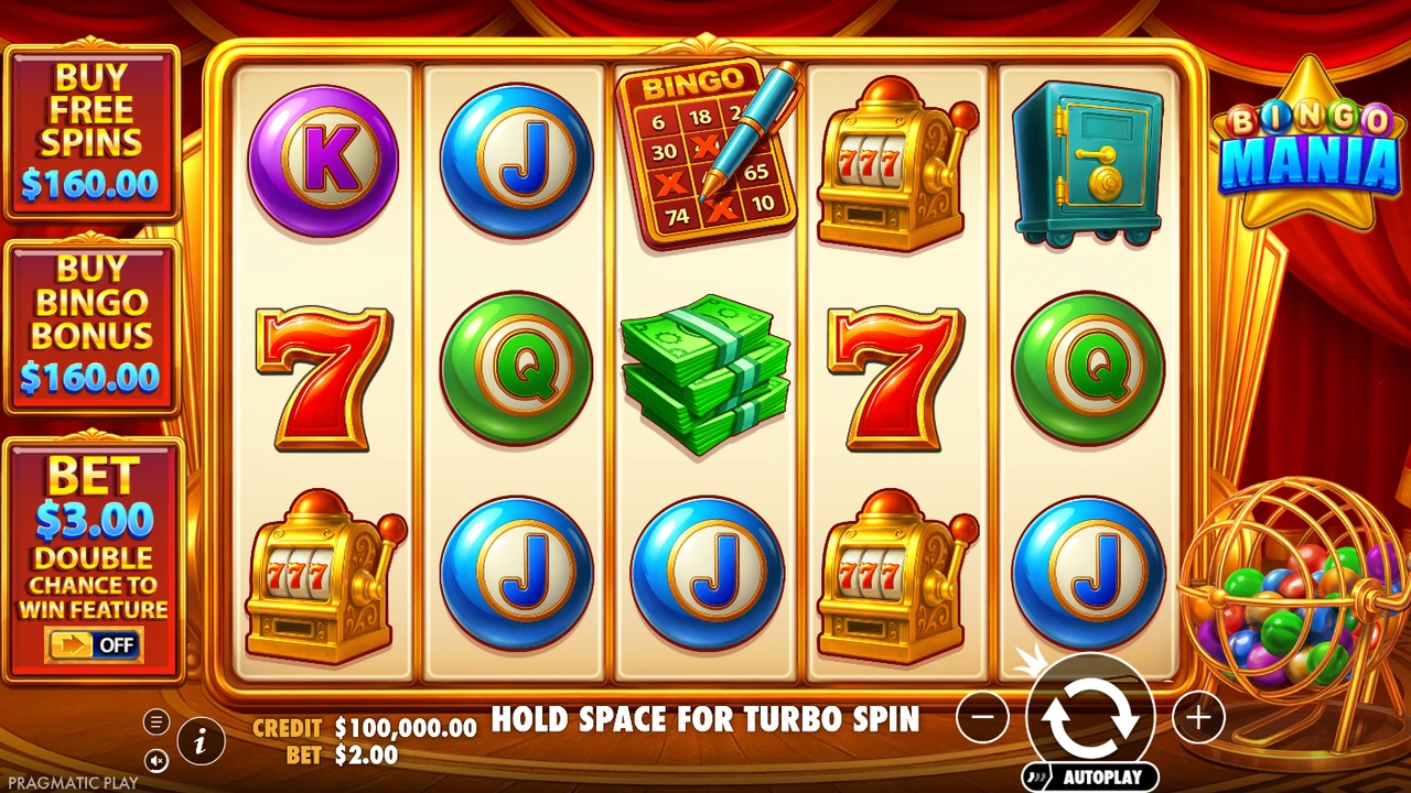 Bingo Mania free slot demo