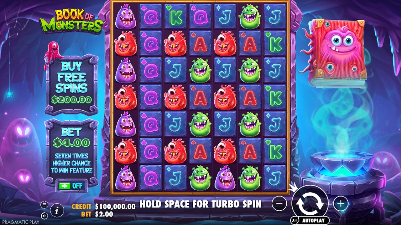 Book of Monsters free slot demo