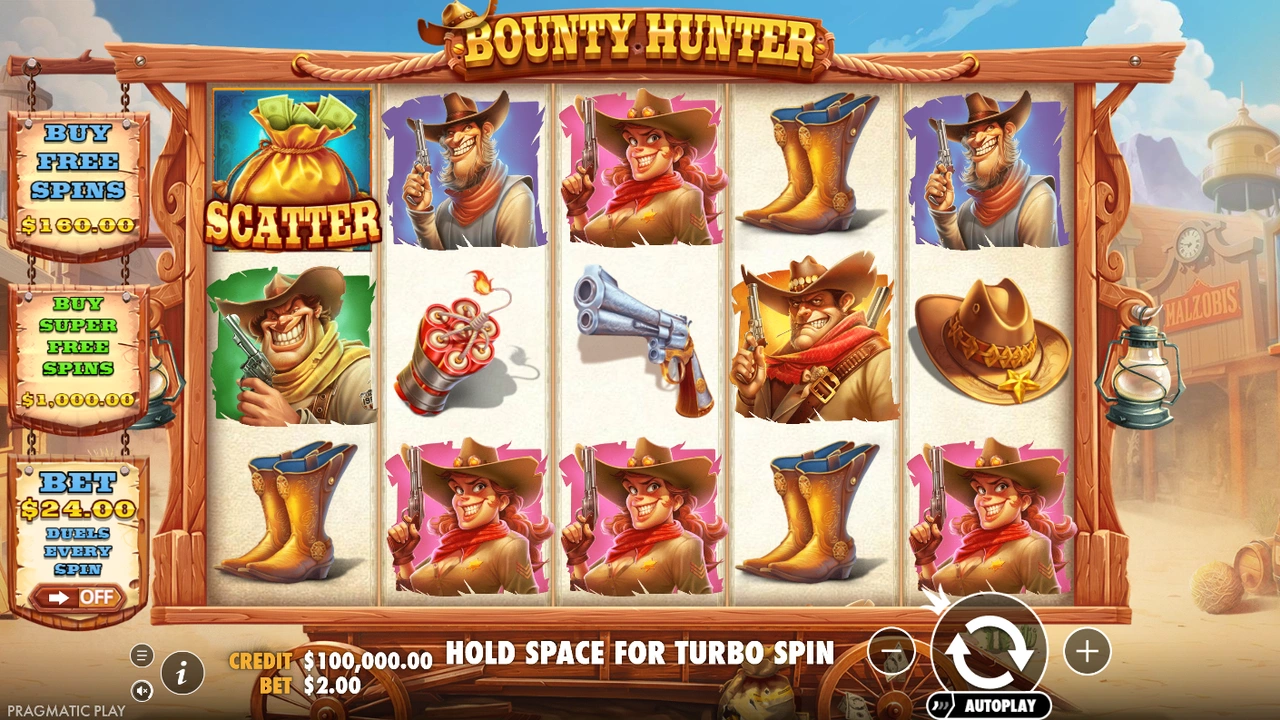 Bounty Hunter free slot demo