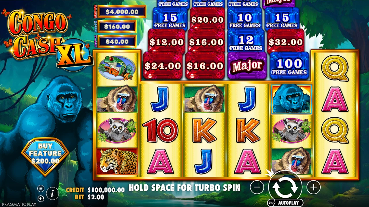 Congo Cash XL free slot demo