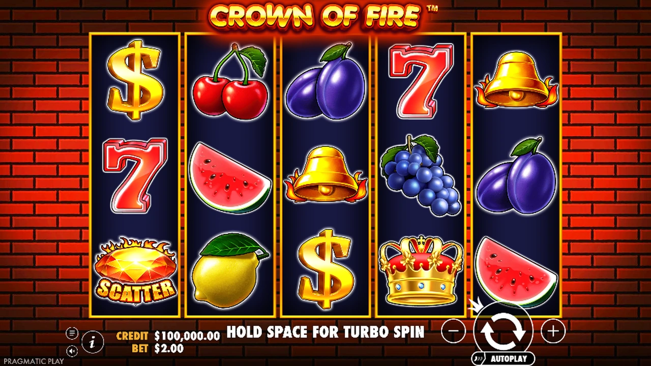 Crown of Fire free slot demo