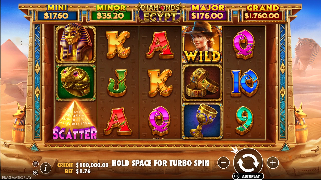 Diamonds Of Egypt™ free slot demo