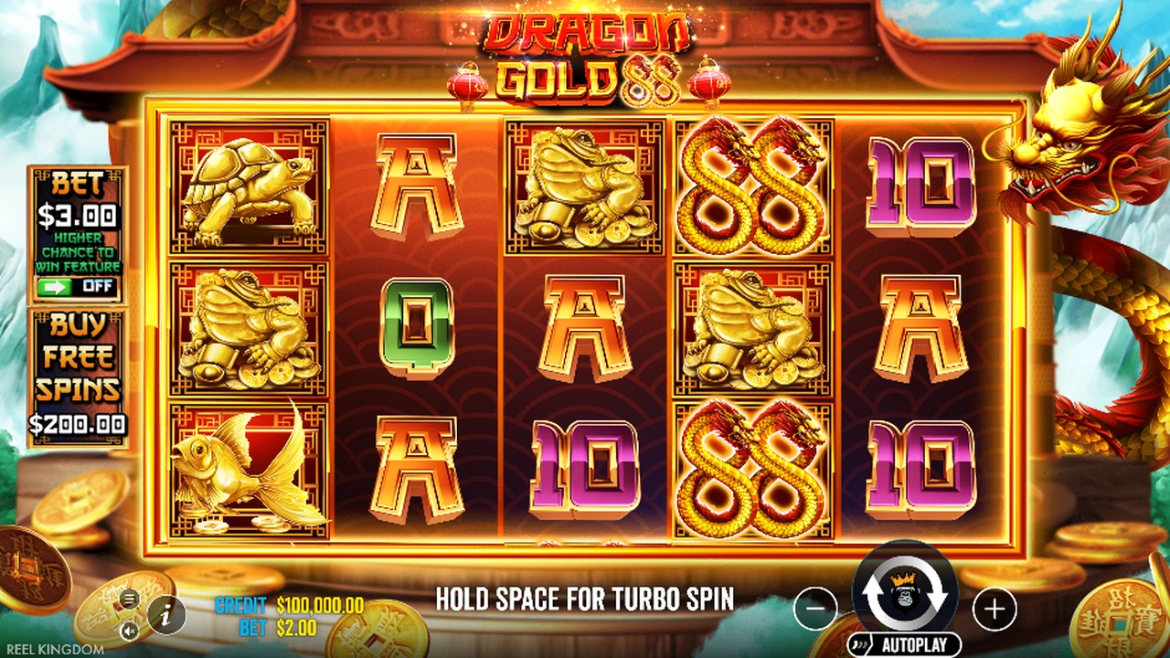 Dragon Gold 88 free slot demo