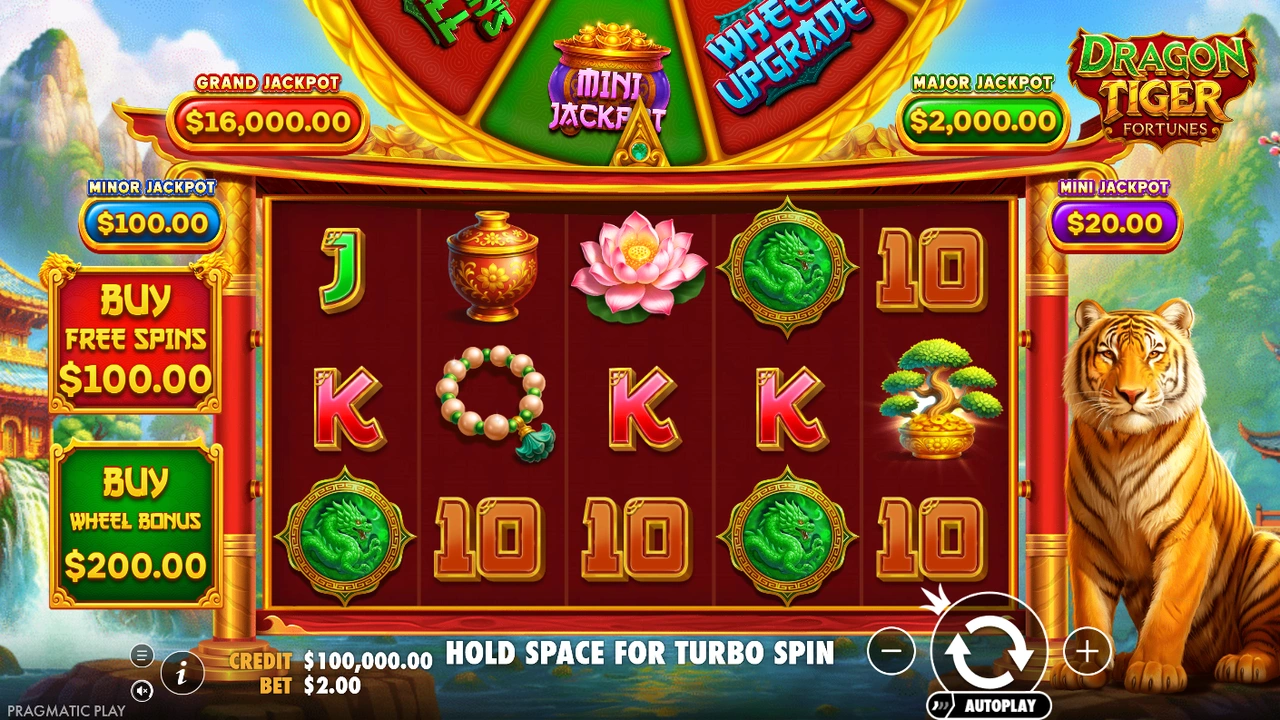 Dragon Tiger Fortunes free slot demo