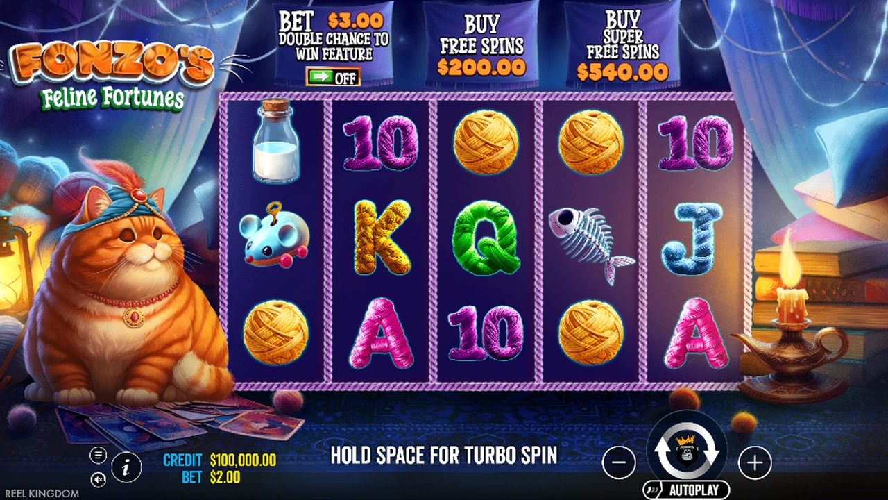 Fonzo’s Feline Fortunes free slot demo