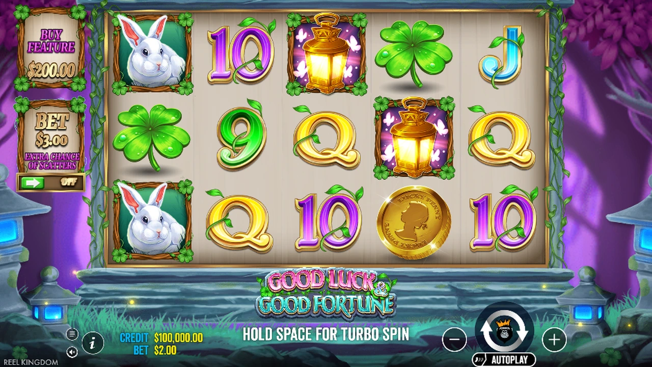 Good Luck & Good Fortune free slot demo
