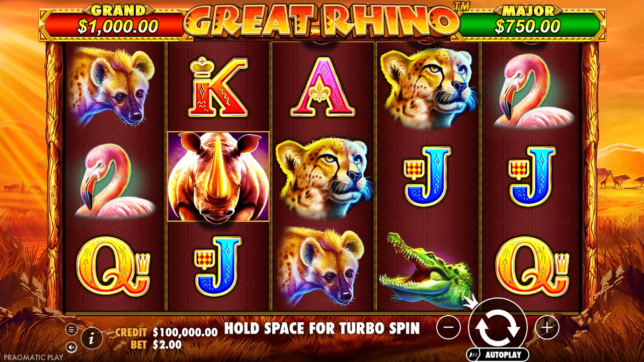Great Rhino® free slot demo