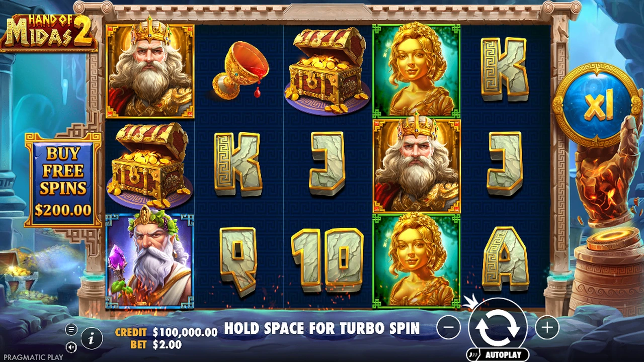 Hand of Midas 2 free slot demo