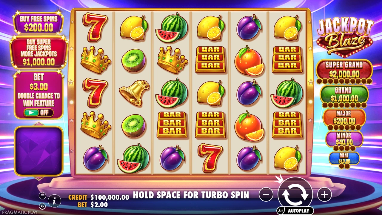 Jackpot Blaze free slot demo