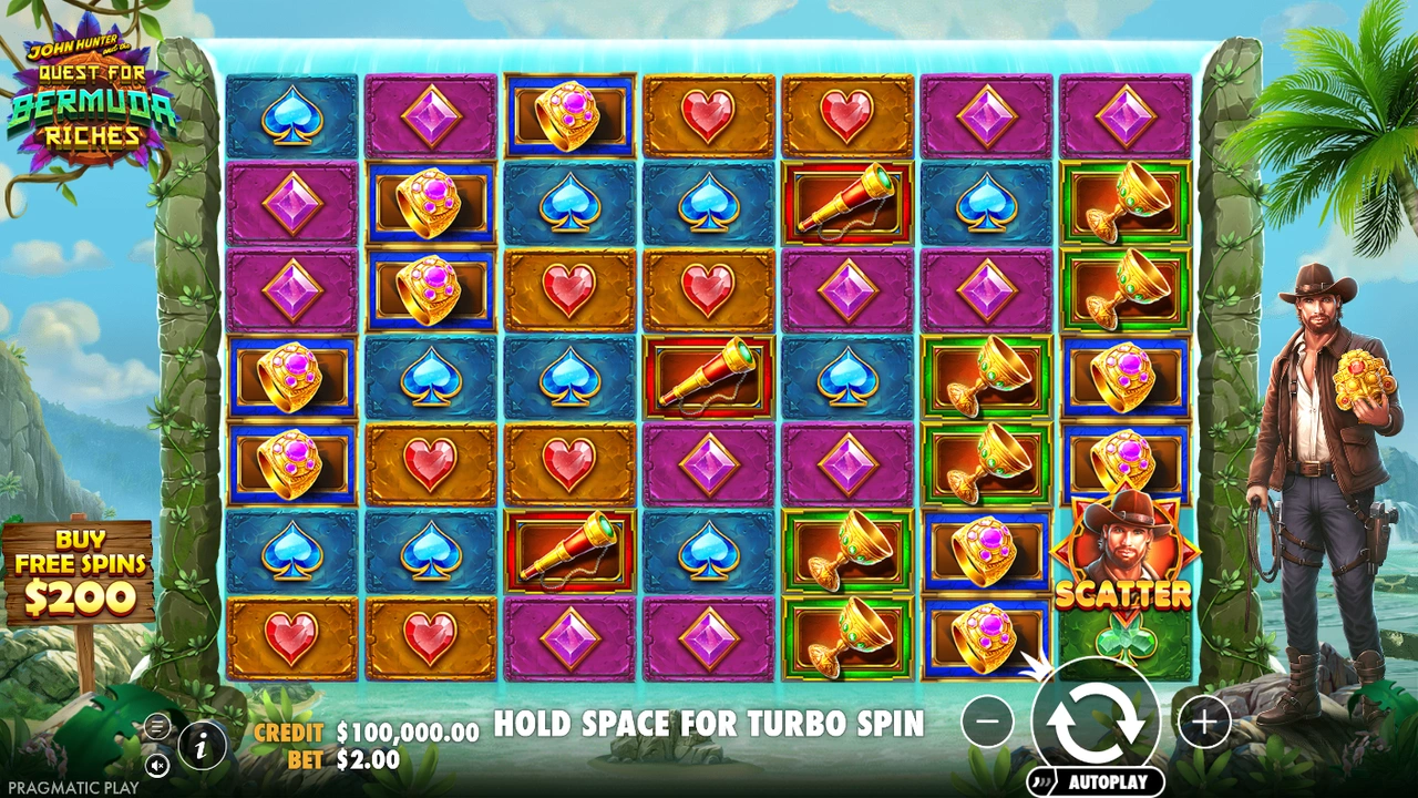 John Hunter and the Quest for Bermuda Riches™ free slot demo
