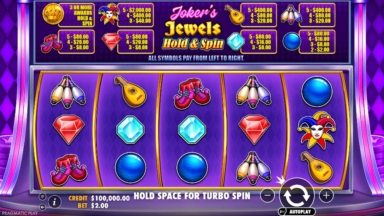 Joker’s Jewels Hold & Spin free slot demo