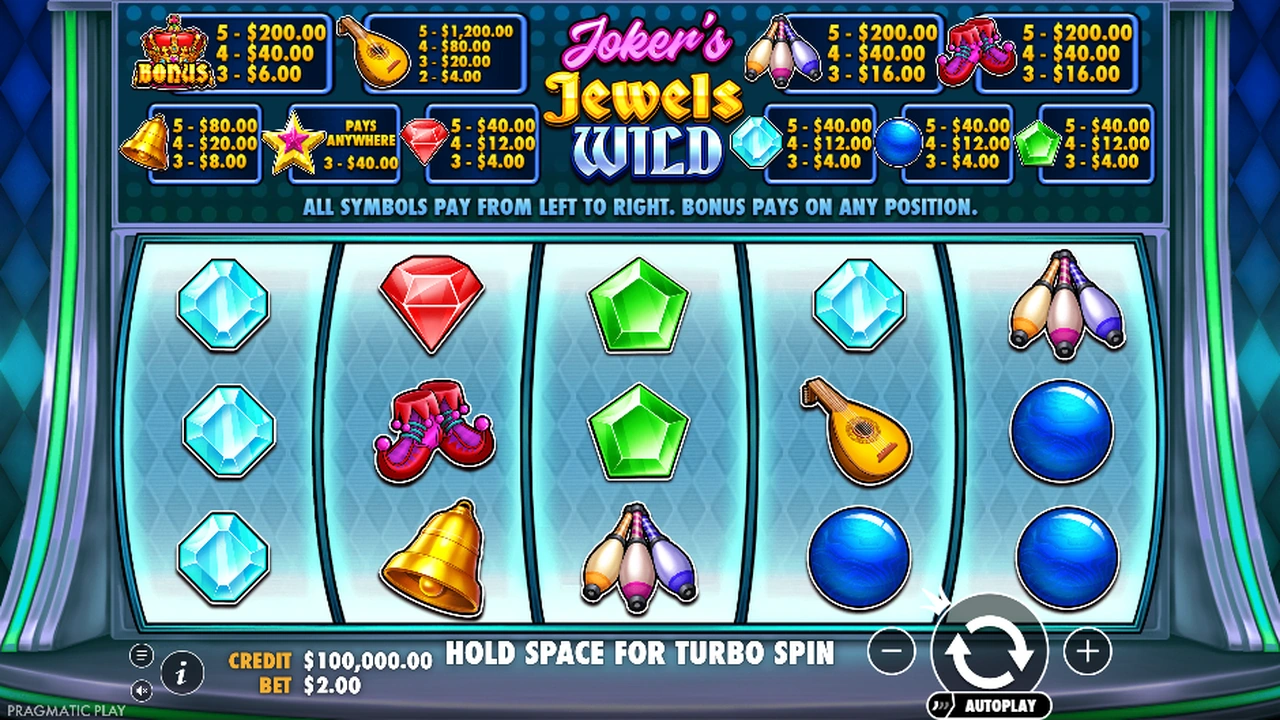 Joker’s Jewels Wild free slot demo