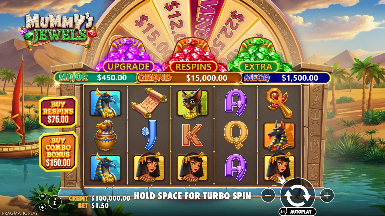Mummy’s Jewels free slot demo