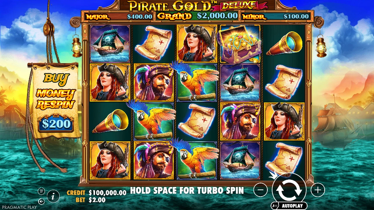 Pirate Gold Deluxe™ free slot demo