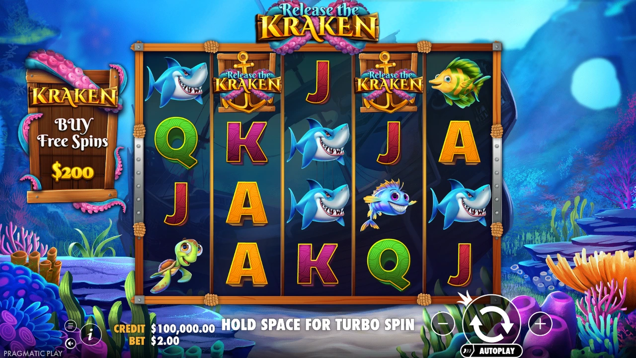 Release the Kraken® free slot demo