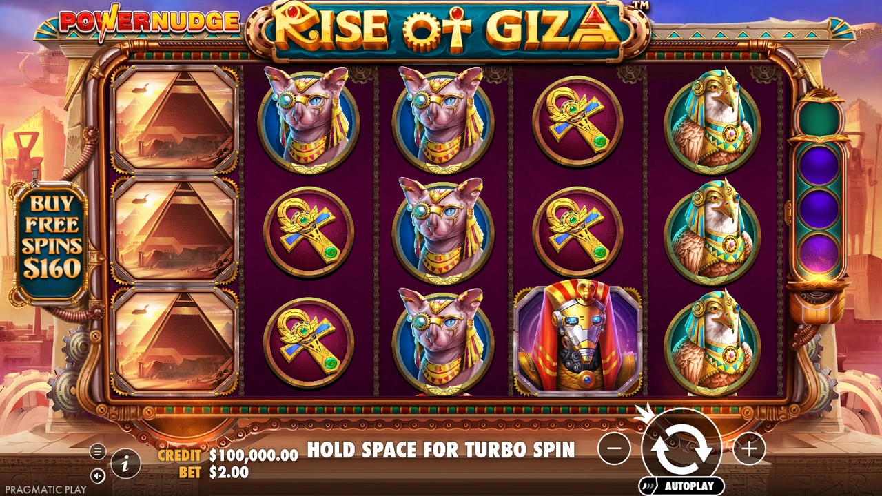 Rise of Giza PowerNudge™ free slot demo
