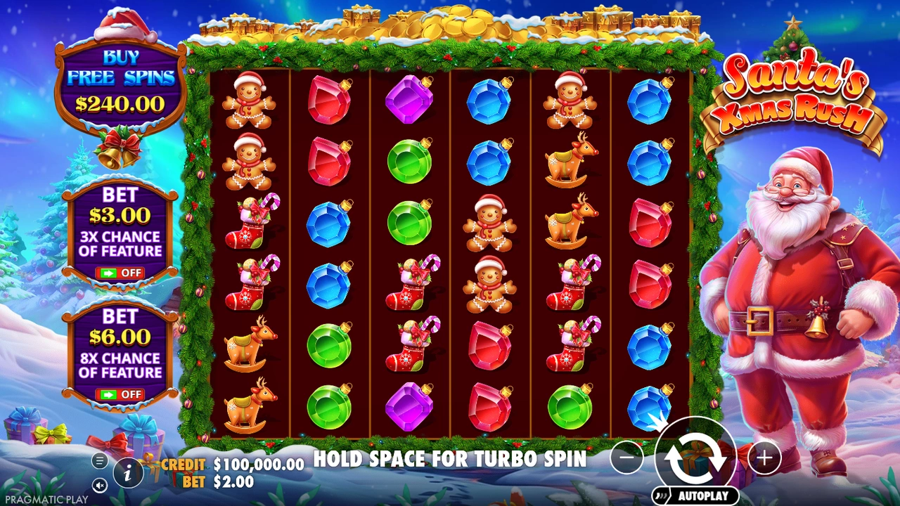 Santa’s Xmas Rush free slot demo
