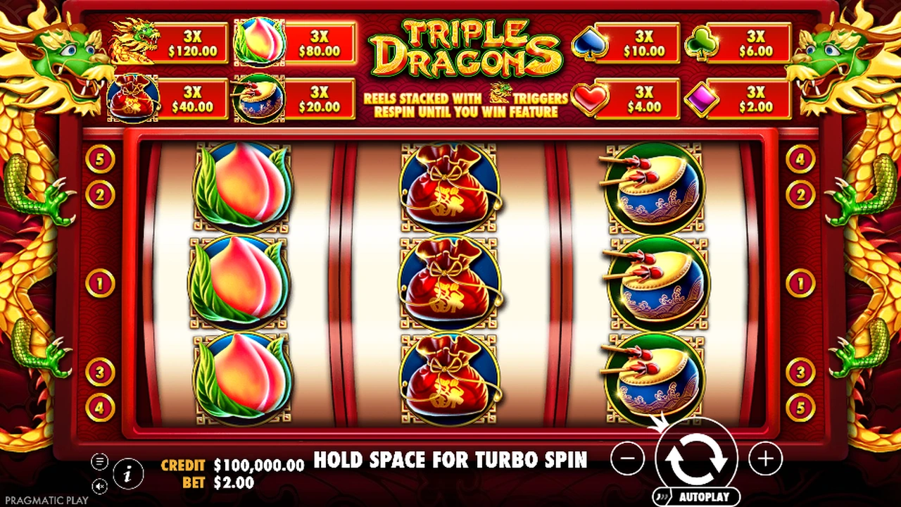 Triple Dragons™ free slot demo