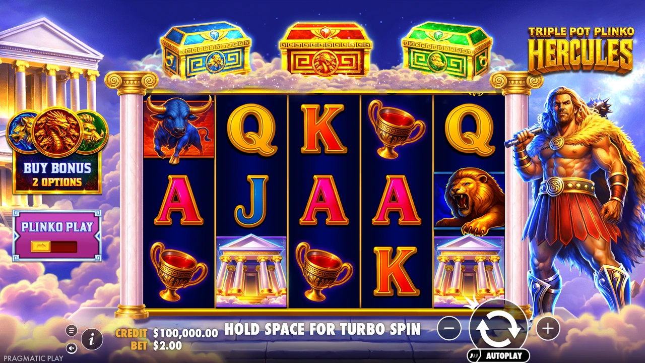 Triple Pot Plinko – Hercules free slot demo