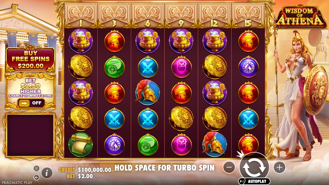 Wisdom of Athena™ free slot demo