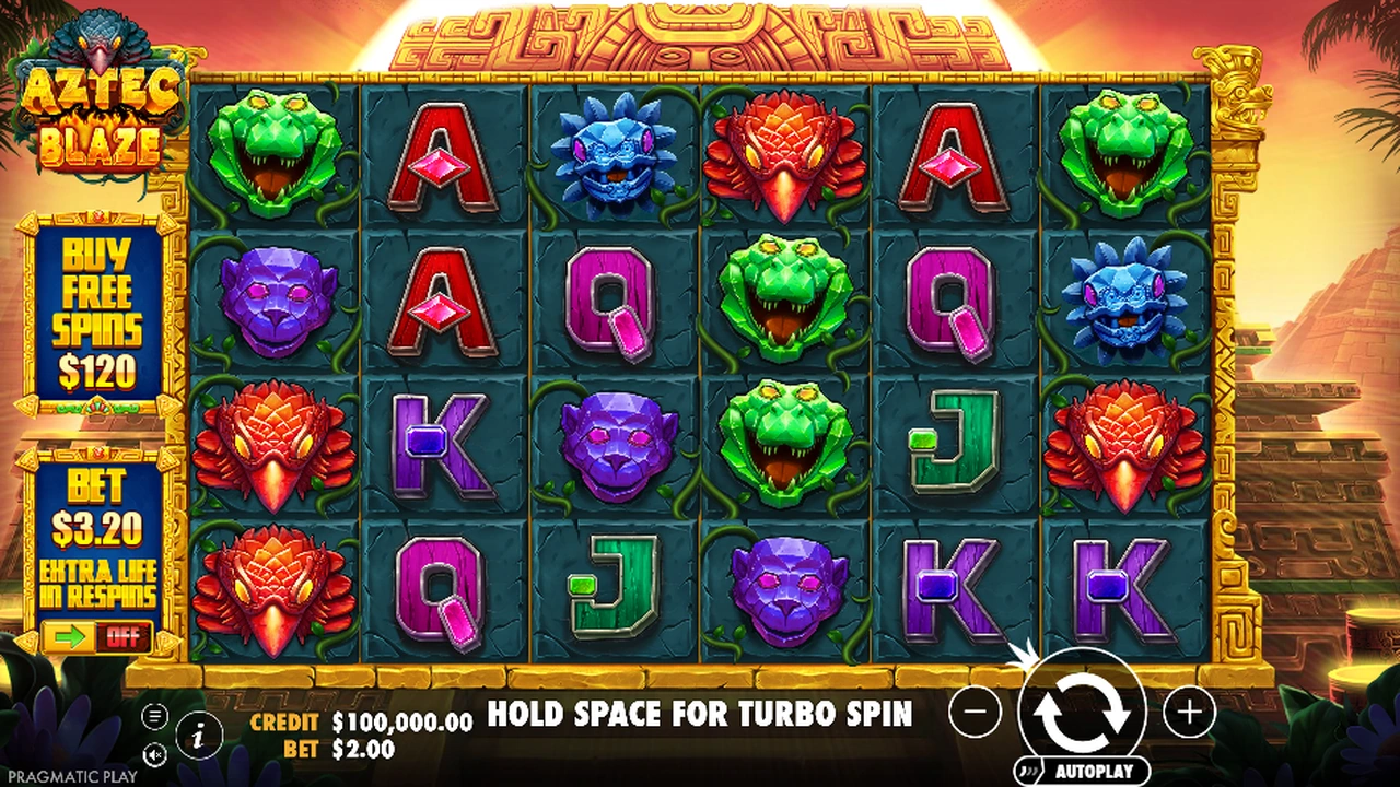 Aztec Blaze free slot demo