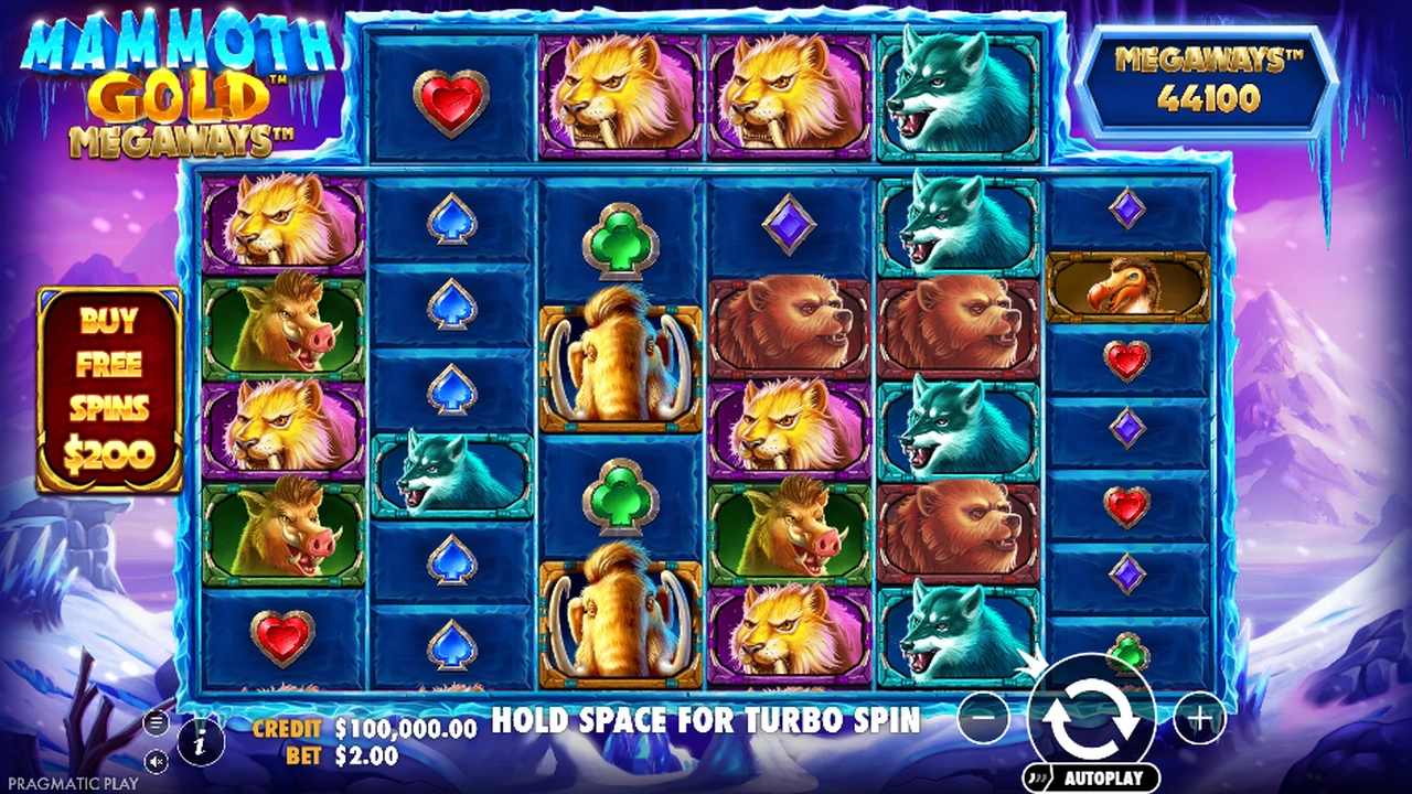 Mammoth Gold Megaways free slot demo