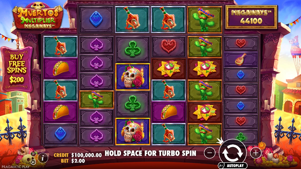 Muertos Multiplier Megaways free slot demo