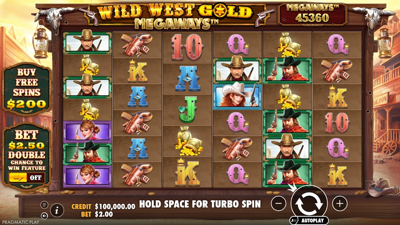 Wild West Gold® Megaways free slot demo